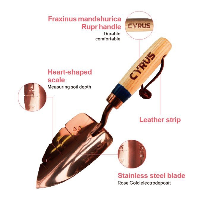 Heart shape hand tool gardening set