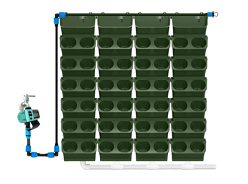 Vattenabsorberande blomkruka