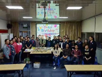 Varm vinterfödelsedagsfest i november